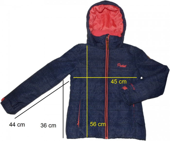 Geaca ski schi PROTEST 10.000 mm, ca noua (fete 152 cm) cod-218205