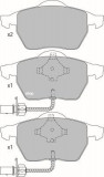 Set placute frana,frana disc AUDI A4 Cabriolet (8H7, B6, 8HE, B7) (2002 - 2009) KRIEGER 0950006305