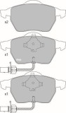 Set placute frana,frana disc VW PASSAT (3B3) (2000 - 2005) KRIEGER 0950006305