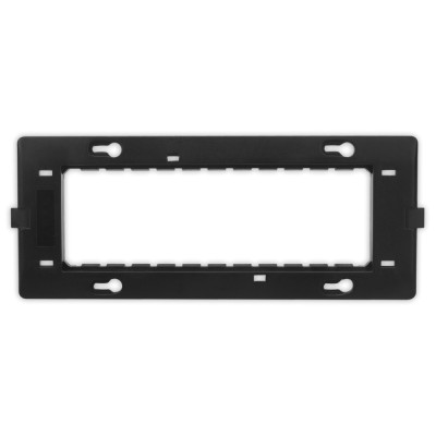 Suport Hoff, 6 module, 180 x 69 x 13 mm, pentru rama priza / intrerupator foto
