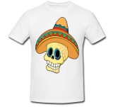 Cumpara ieftin Tricou &quot; Craniu cu palarie mexicana &quot;