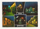 AT2 -Carte Postala-AUSTRIA-Viena, Grinzing nei Nacht, circulata 1966, Fotografie