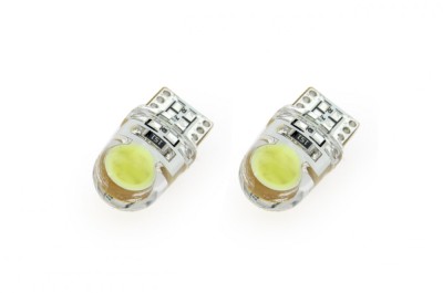 Bec de pozitie tip LED T10 W2.1x9.5 W5W, 12V, 2 LED COB 0.8W, culoare alb, AMIO, set 2 buc AutoDrive ProParts foto