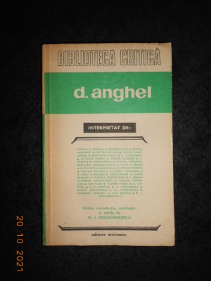 BIBLIOTECA CRITICA. D. ANGHEL foto