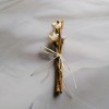 Marturii Nunta Bambus & Flori Uscate Ivoriu - Set 25 Bucati, Accesorii Handmade