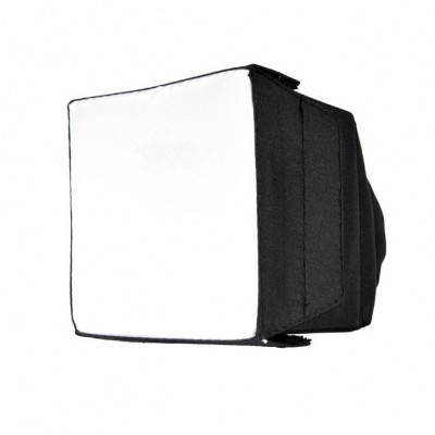 Mini softbox Godox SB1010 bounce-diffuser textil universal 10x10cm pentru blitzuri speedlite DESIGILAT foto