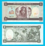 Eritreea (p#1) 1 Nakfa 1997 UNC &#039;Portret triptic&#039; serie: AP3661197