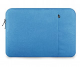 Husa laptop, Zagatto, Poliester, 26 cm x 36 cm x 2.5 cm, Fermoar, 13&quot;, Albastru