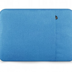 Husa laptop, Zagatto, Poliester, 26 cm x 36 cm x 2.5 cm, Fermoar, 13", Albastru