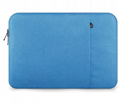 Husa laptop, Zagatto, Poliester, 26 cm x 36 cm x 2.5 cm, Fermoar, 13&amp;quot;, Albastru foto