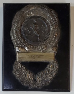 PLACHETA CAMPIONATUL INTERNATIONAL DE ATLETISM, 1935 foto