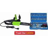 Drujba Electrica Campion PRO Professional, 3000 W, 4500 rpm, 300 mm, 15 m/s, ungere automata, pornire lenta + Cadou Trusa chei 46 piese