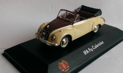 Macheta IFA F9 Cabriolet 1950 - Atlas 1/43 foto