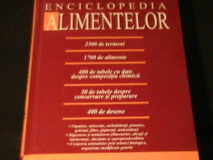 ENCICLOPEDIA ALIMENTELOR-TRAD. DOINA LASCU-2500 TERMENI-1700 ALIMENTE-400DESENE- foto