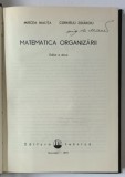MATEMATICA ORGANIZARII de M. MALITA si C. ZIDAROIU , 1975