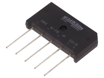 Punte redresoare trifazată 1,6kV 9A 150A THT foto