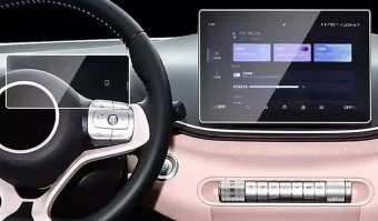 BYD Seagull ecran navigatie + display ceasuri folie protectie King Protection foto
