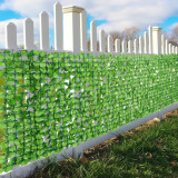 Cumpara ieftin Outsunny gard artificial frunze artar, 2300x100cm, verde | AOSOM RO