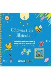 Coloreaza cu Albinuta. Primele mele cuvinte in romana si engleza. 2