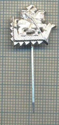Y 737 INSIGNA - CAL SI CALARET MEDIEVAL -SUEDIA-PENTRU COLECTIONARI foto