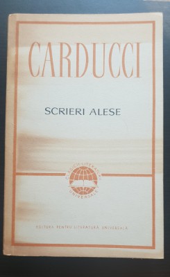 Scrieri alese - CARDUCCI foto