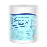 Cumpara ieftin Rola prosop Papely 2 straturi 80m alb
