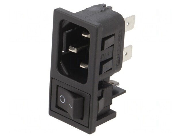 Conector Alimentare AC IEC 60320 10A 250V Soclu Tată
