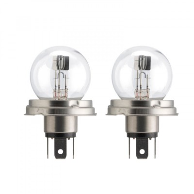 Pachet 2 Becuri Far R2 12V 45 40W Vision Philips (Blister) foto