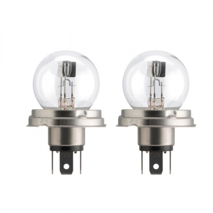 Pachet 2 Becuri Far R2 12V 45 40W Vision Philips (Blister)
