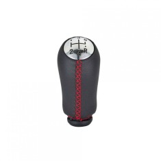 Maner nuca schimbator 5 si 6 viteze negru+rosu compatibil Dacia Logan 1 Renault Megane 2 Clio 3 Scenic 2 Laguna 2