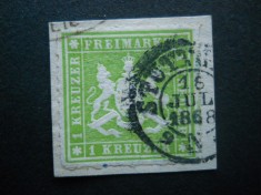 CV2 STATE GERMANE WURTTEMBERG foto