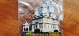 XG Magnet frigider - tematica Romania - Manastirea Curtea de Arges (lemn)