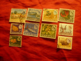 Serie mica Rhodezia de Sud 1964 , 10 valori stampilate