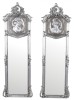 Set doua oglinzi Rococo cu rama argintie CAT207E, Oglinda