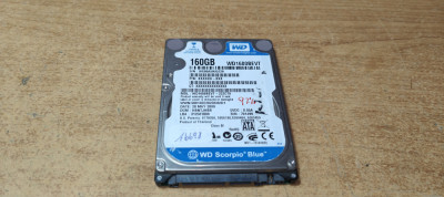 HDD Laptop WD 160GB Sata sentinel 97% #A6698 foto