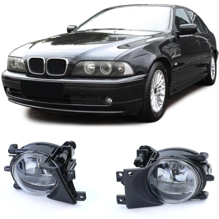 Proiectoare ceata BMW E39 FACELIFT clar NOU