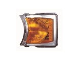 Lampa semnalizare fata SCANIA P/G/R/T, 2004-2018; P94-R144 (M114), 2005-2007, partea stanga=dreapta, DEPO, LED+P21W; rama argintie; fara soclu bec
