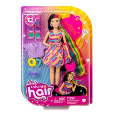 BARBIE TOTALLY HAIR PAPUSA BARBIE BRUNETA foto