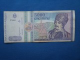 5000 LEI 1992 SERIA F.0001 MAI RARA