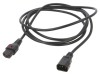 Cablu de Alimentare IEC C13 la C14 cu Blocare 3m Negru