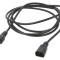 Cablu de Alimentare IEC C13 la C14 cu Blocare 3m Negru