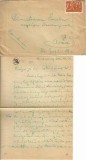 NI1068 Plic și scrisoare circulate Budapesta - Arad, 1943, ștampile cenzură rom&acirc;nească