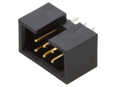 Conector CGrid cu 6 circuite și finisaj aur 13&amp;mu;m foto
