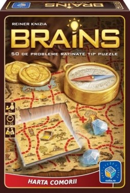 Brains - Harta comorii 50 de probleme rafinate tip puzzle foto