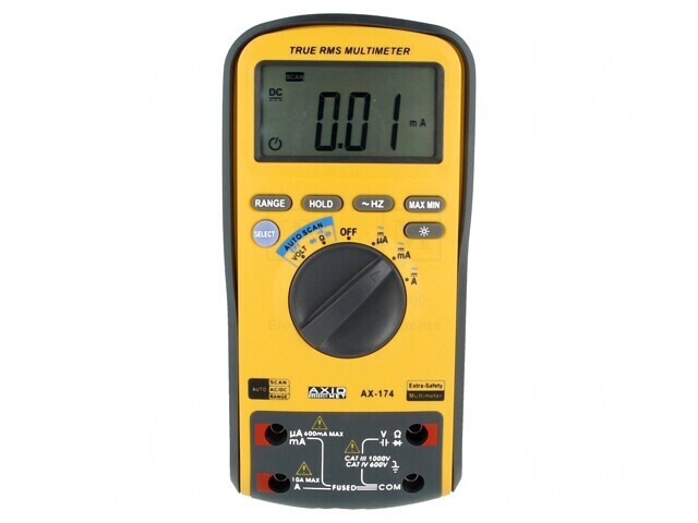 Multimetru digital LCD True RMS AX-174