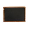 Set de Servire Elegant din Piatra Ardezie cu Suport din Lemn de Acacia 33 x 23 cm Handy KitchenServ
