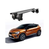 Bare transversale portbagaj auto aluminiu compatibile plafon neted Renault Captur 2019-> argintii sau negre Cod: CB200101 Kit-107