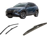Cumpara ieftin Set 3 stergatoare HYUNDAI TUCSON (NX4E, NX4A) din 2020-2024, pentru parbriz si luneta fata si spate auto, Bosch Twin-Aerotwin, din cauciuc siliconat r