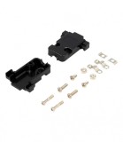 Carcasa plastic conector D-SUb 9/15 pini Negru, DS1045-09BP1S1-A, Oem