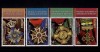 ✅RO 2018 ,LP 2192 ,&quot;Medaliile si decoratiile Razboiului&quot;- serie + tab sup. ,MNH, Religie, Nestampilat